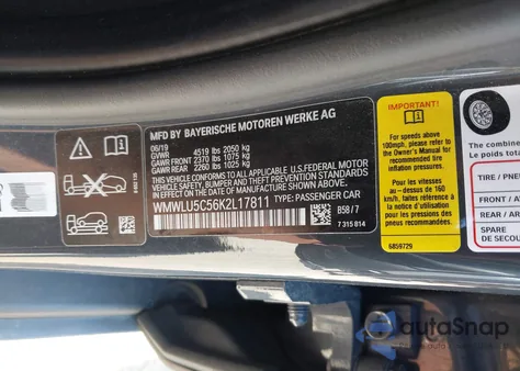 2019 Mini Clubman Cooper S из США, поврежденный, VIN WMWLU5C56K2L17811